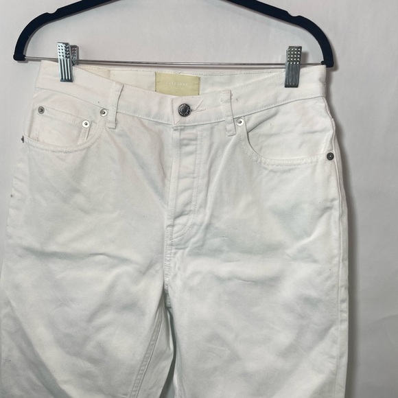 Everlane The Straight-Leg Crop white bone denim jeans - Picture 7 of 10
